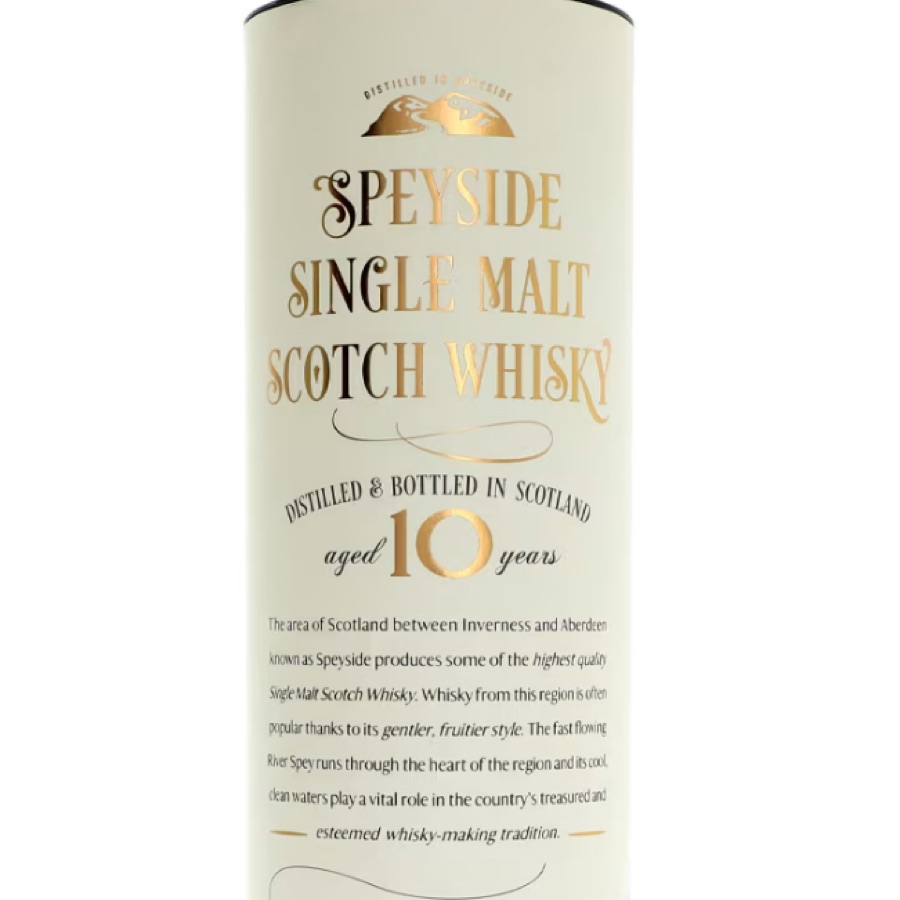 Speyside Single Malt Scotch Whisky 10 year old (Marks and Spencer)