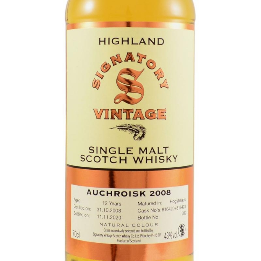 AUCHROISK 12 Signatory Vintage