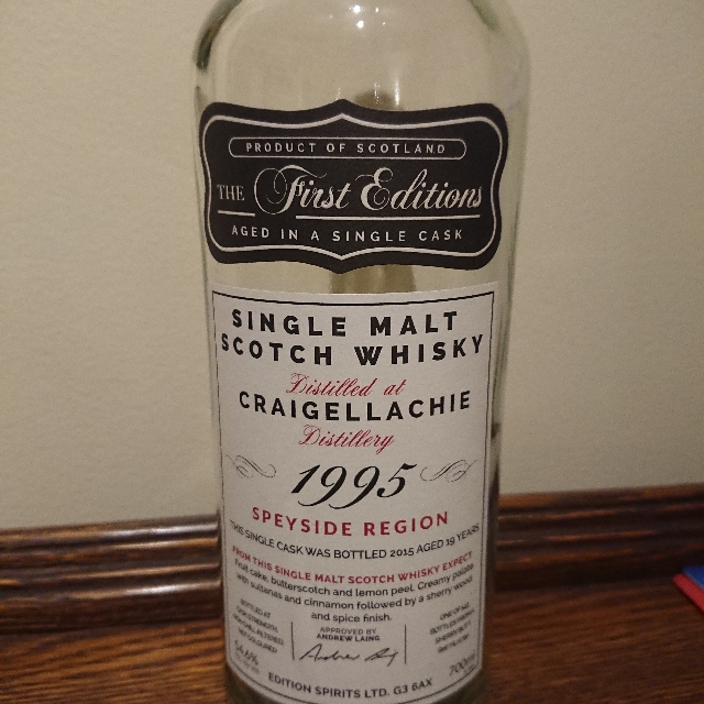 Craigellachie the first editions 19yo
