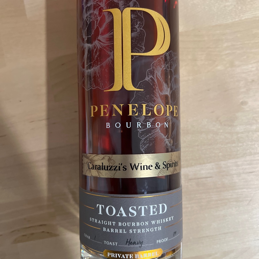 Penelope Toasted Barrel Strength Bourbon - Caraluzzi's Wine & Spirits Private Barrel (Char 1, Toast Heavy)