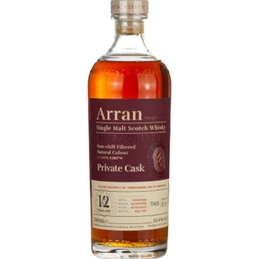 Arran Private Cask 12 Sherry TWB 15th Anniversary