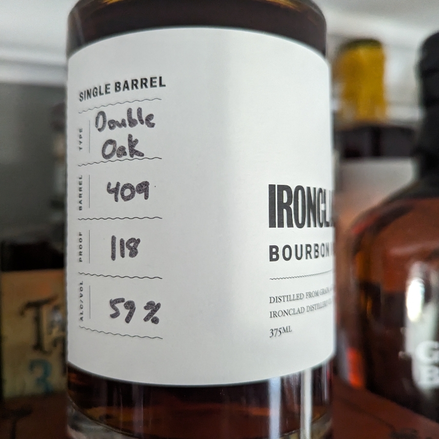 Ironclad Double Oak Single Barrel Bourbon Whiskey