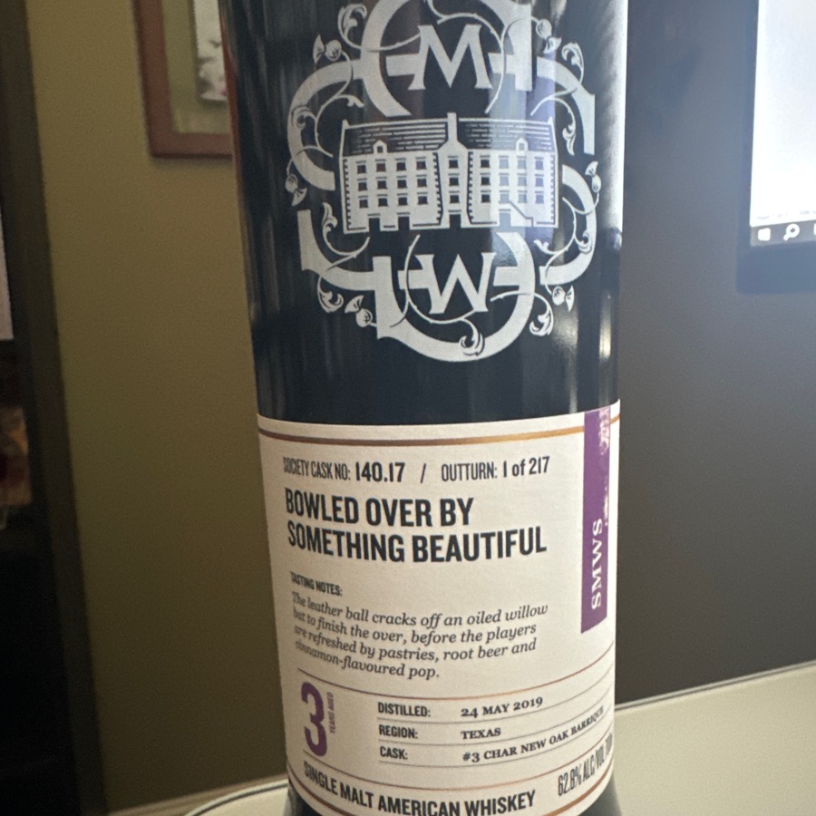 Single Malt Whiskey Society - 140.17 - Balcones - Bowled Over Ny Something Beautiful
