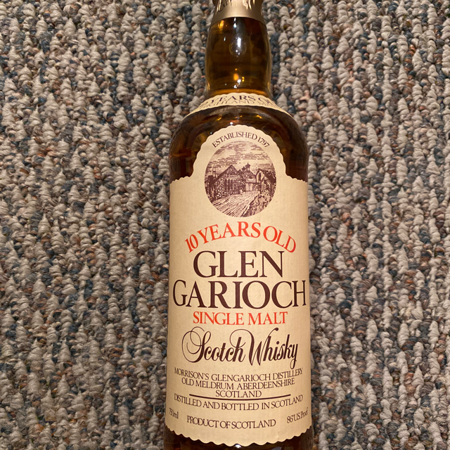Glen Garioch 10 years old - 1980's Bottle