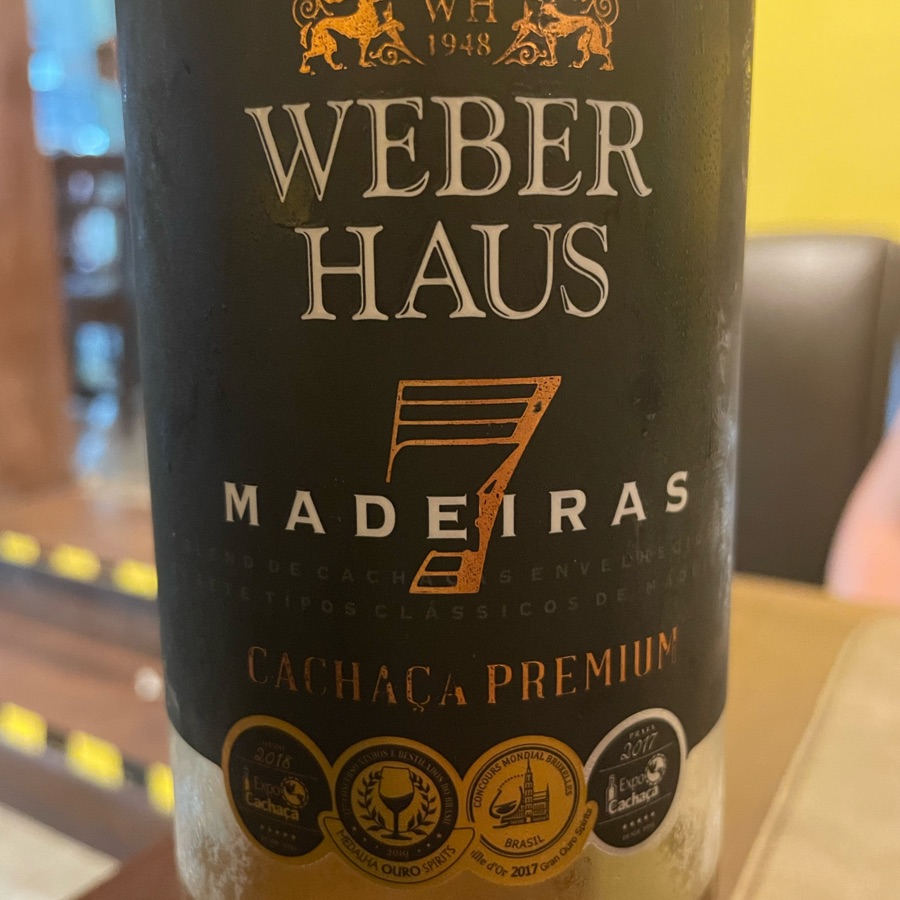 Webber House 7 Madeiras Cachaça Premium