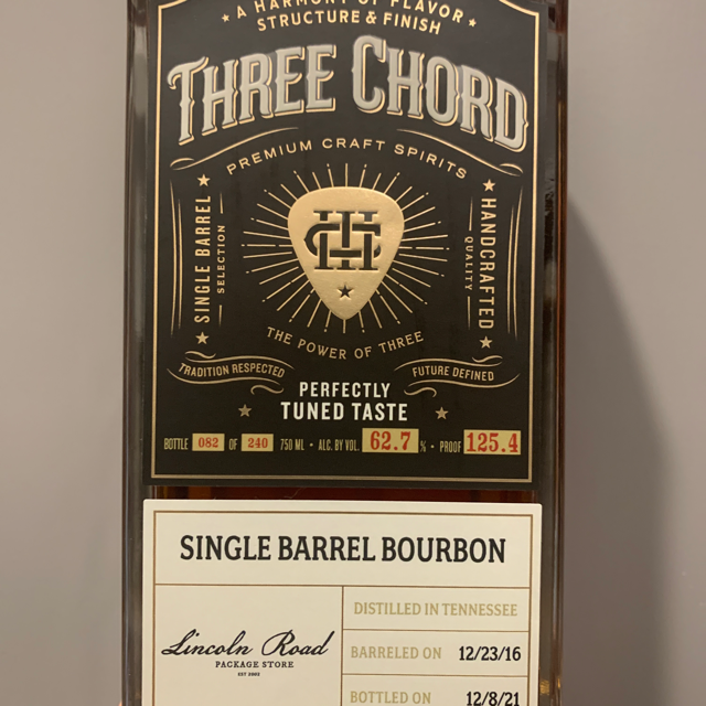 Three Chord Single Barrel Bourbon (Lincoln Road Store Pick)