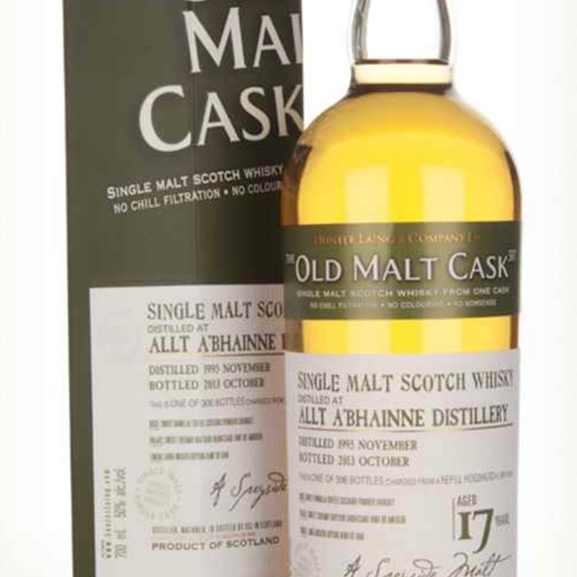 Allt-á-Bhainne 17 Year Old 1995 (cask 10129) - Old Malt Cask (Hunter Laing)