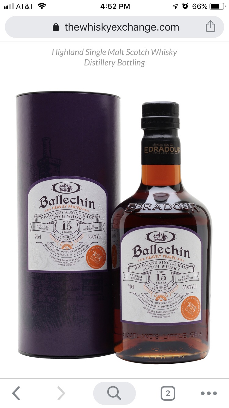 Ballechin 15 Year Single Sherry Cask