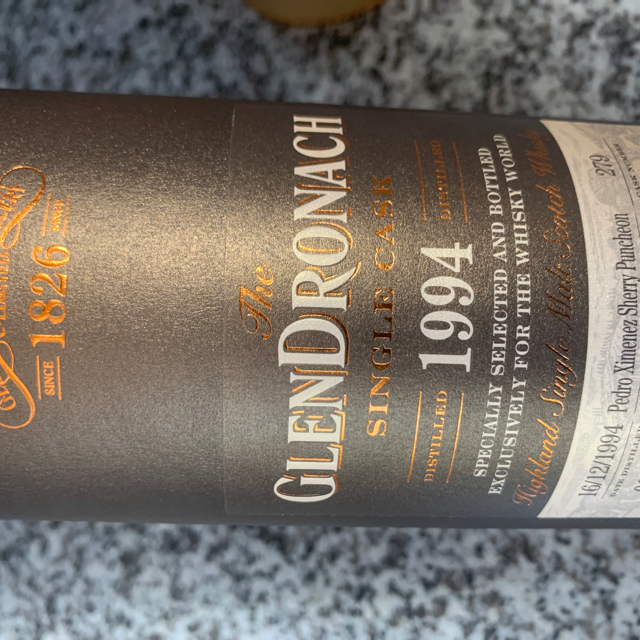 Glendronach PX Puncheon 1994 (19 years)