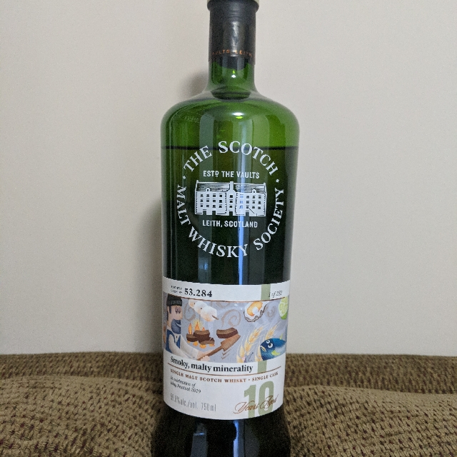 The Scotch Malt Whisky Society 53.284 Smokey, malty minerality