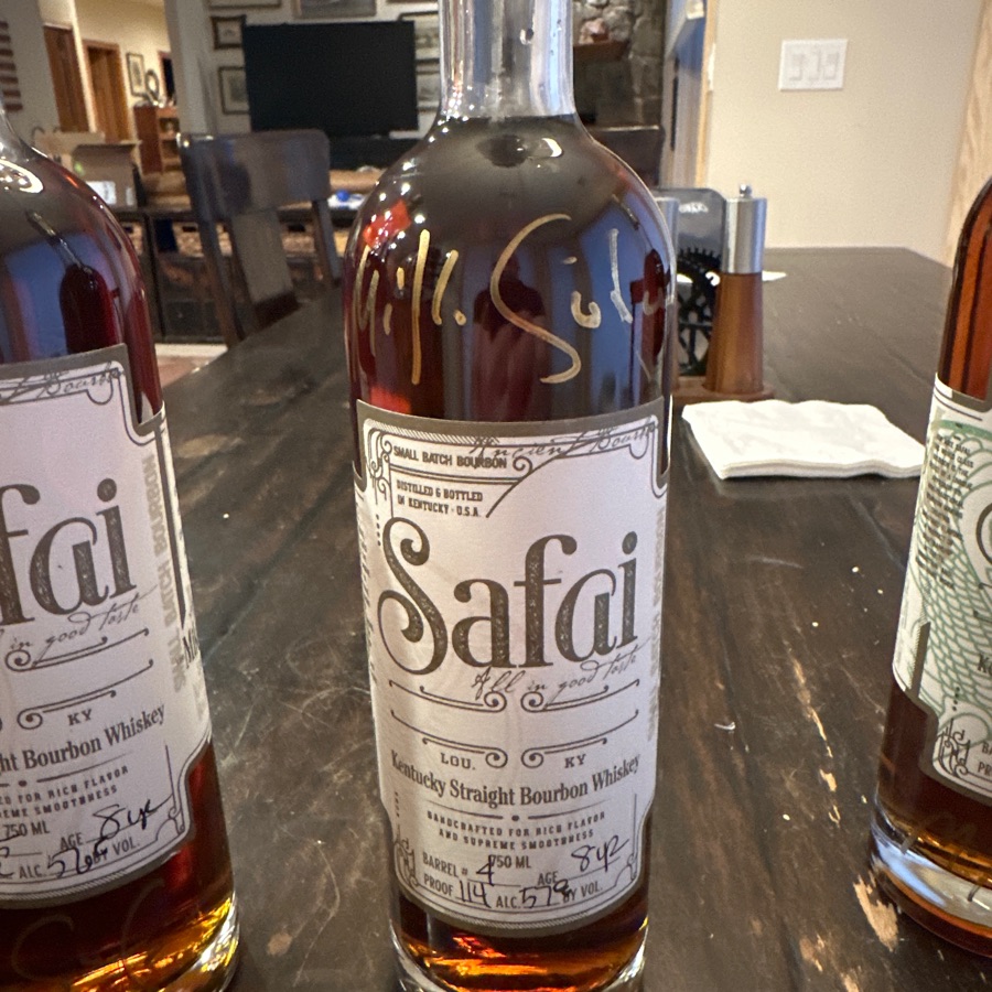 Safai Kentucky Straight Bourbon Whiskey Barrel #4