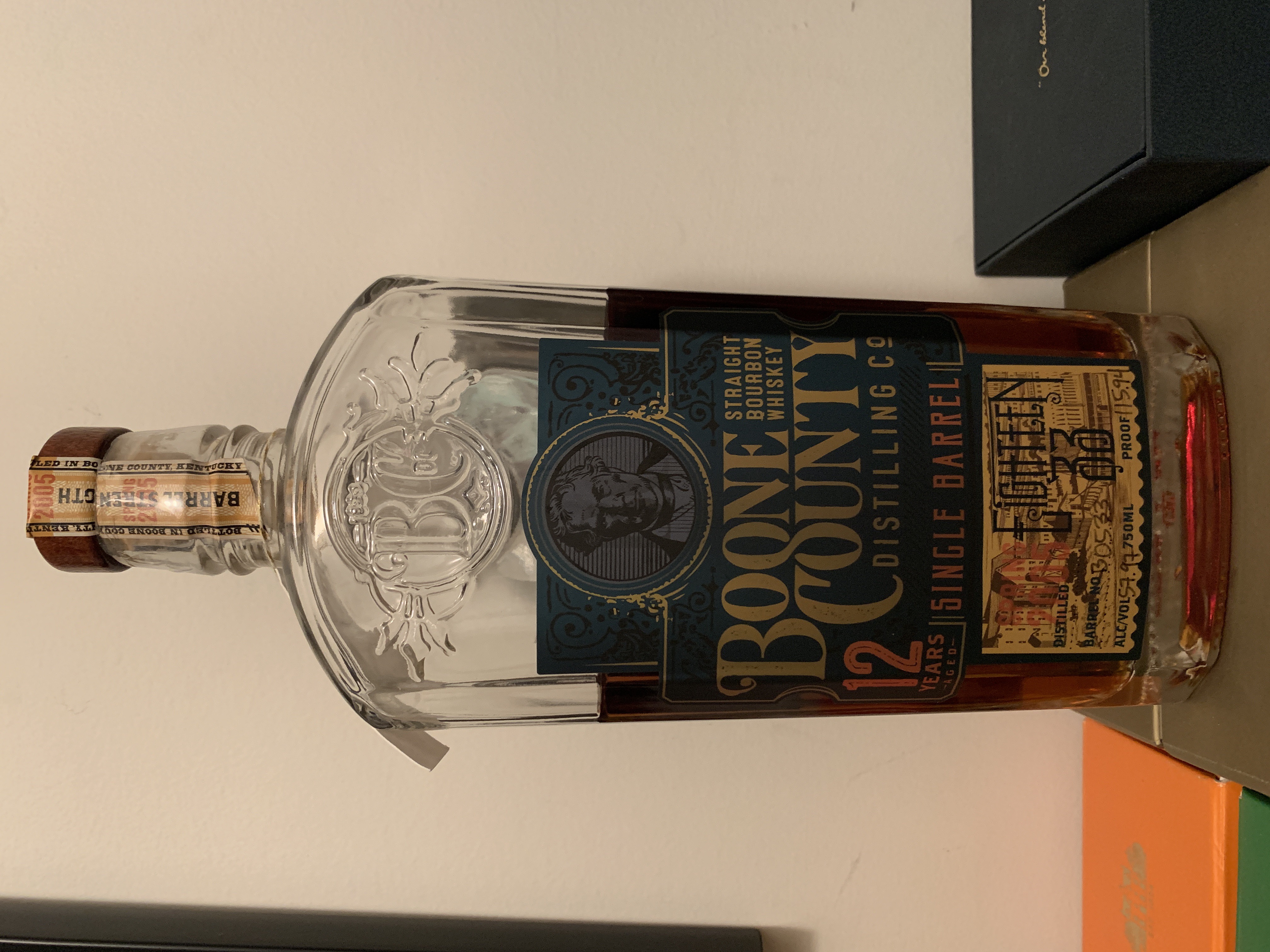 Boone County 12 Year Barrel Strength Single Barrel