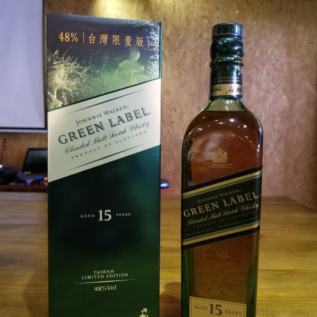 Jhonnie Walker Green Label 48% Taiwan Limited Edition