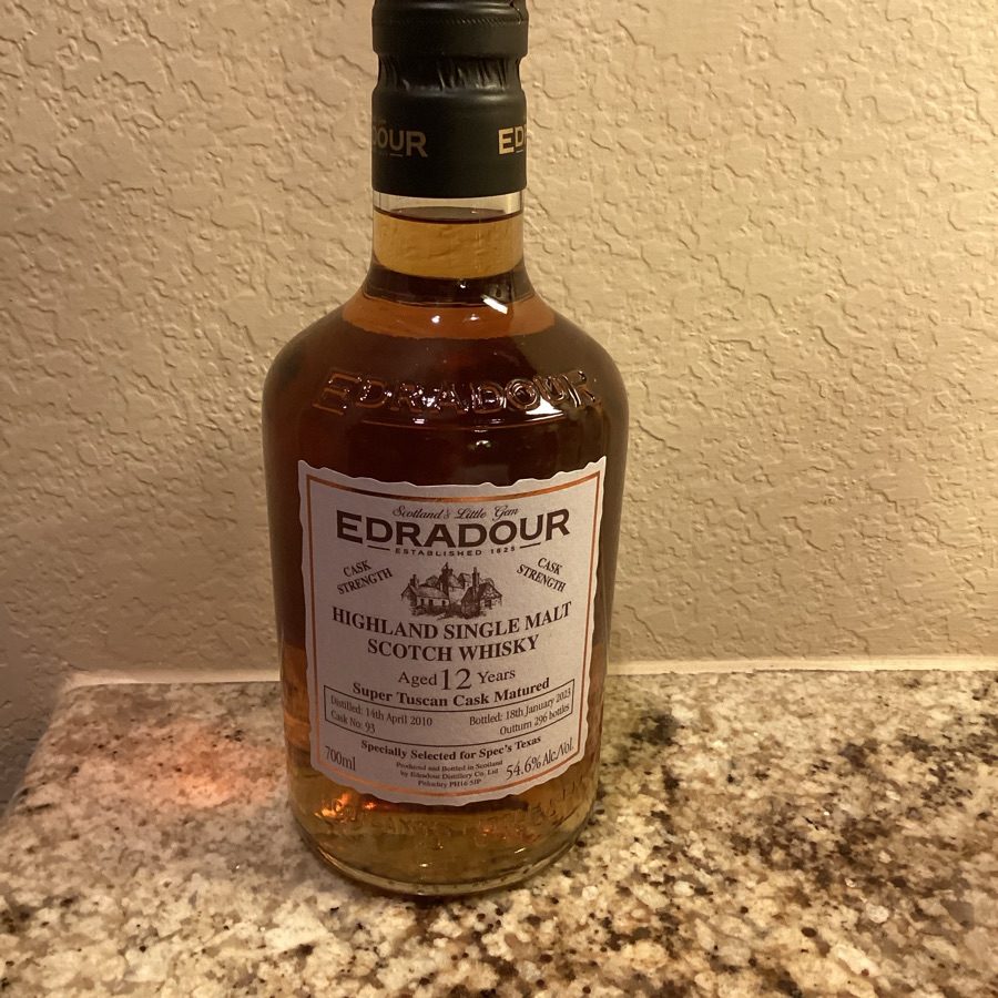 Edradour 12 year Super Tuscan Cask Matured