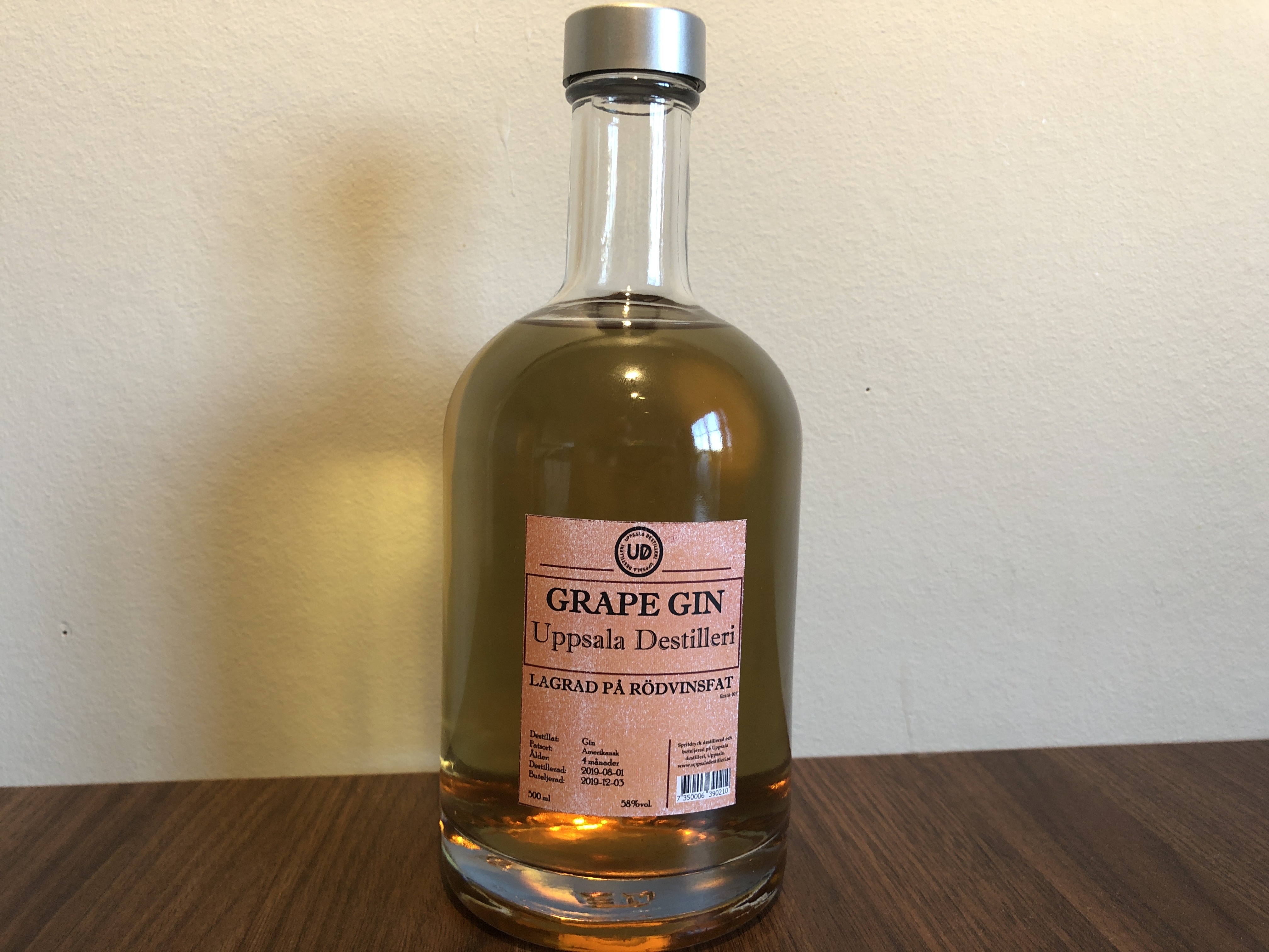 Uppsala Destilleri Grape Gin