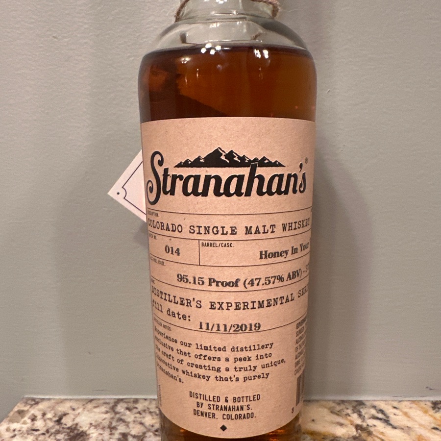 Stranahan's Colorado Single Malt Whiskey, Distiller's Experimental Series, Batch 014, Honey In Your Tea
