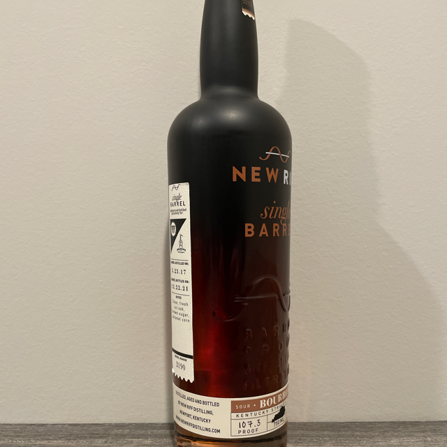 New Riff Single Barrel Barrel Proof Bourbon (Breaking Bourbon, 12.22.21)