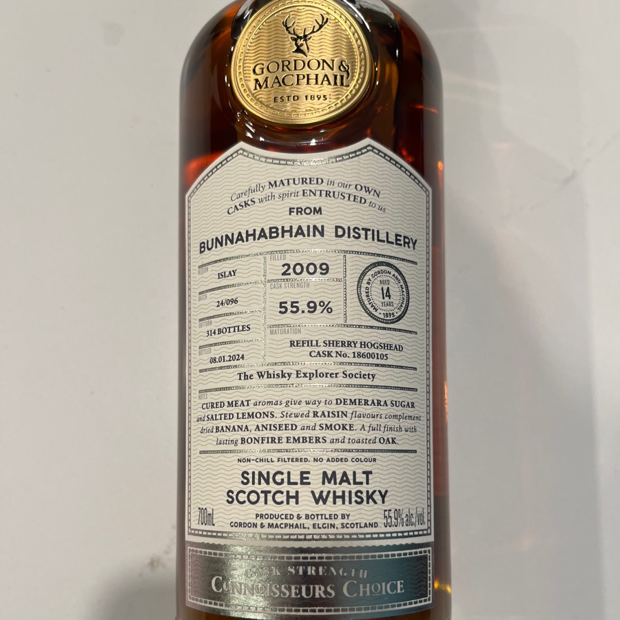 Gordon $ MacPhail Bunnahabhain Connoisseur's Choice 2009