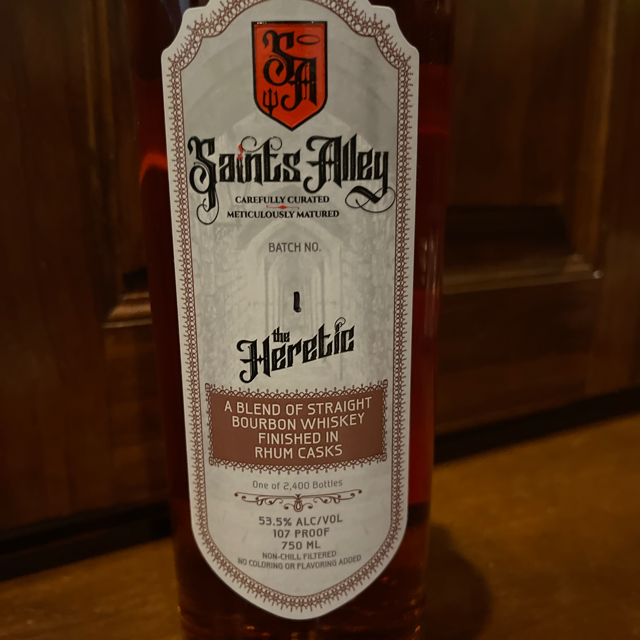 Saints Alley The Heretic Rhum Casks Batch 1