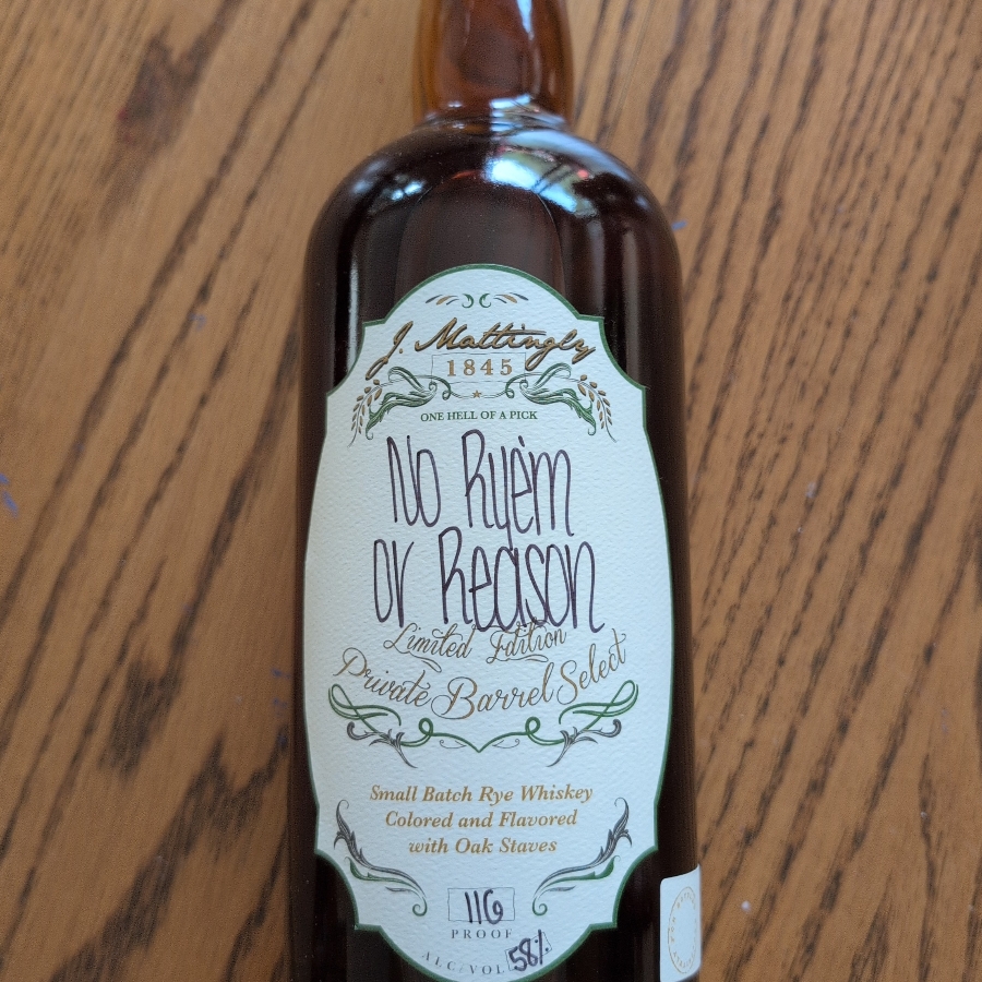 J Mattingly 1845 No Rye'm or Reason