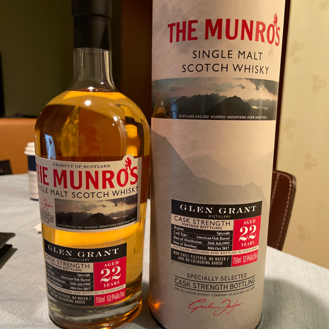 The Munros Glen Grant 22 yrs
