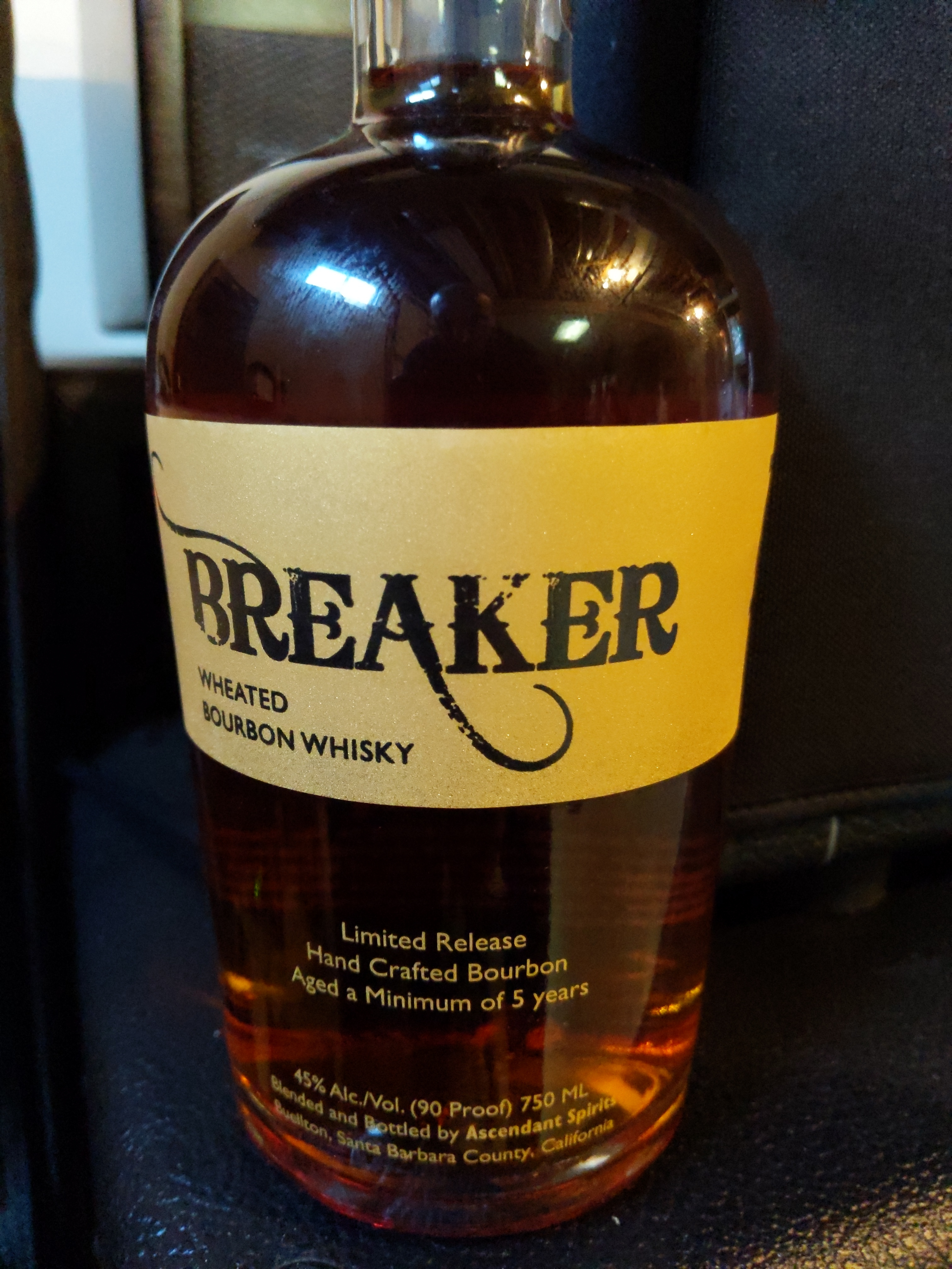 Breaker Wheated Bourbon Whisky
