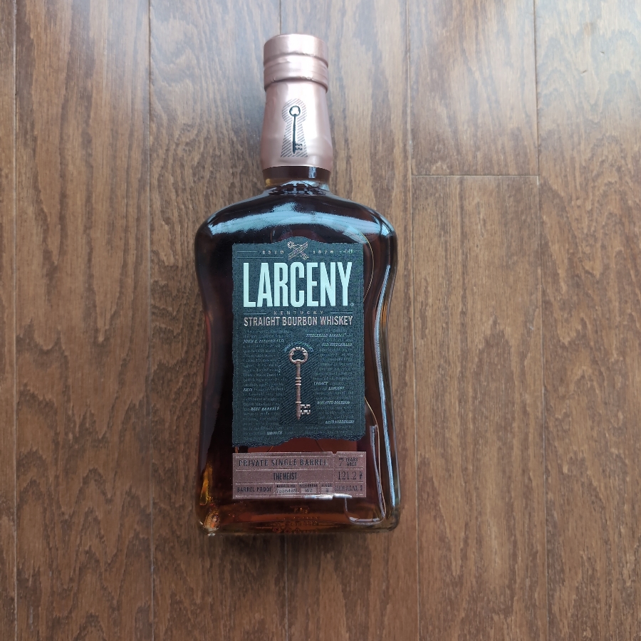 Larceny Kentucky Straight Bourbon Whiskey Private Single Barrel- The Heist
