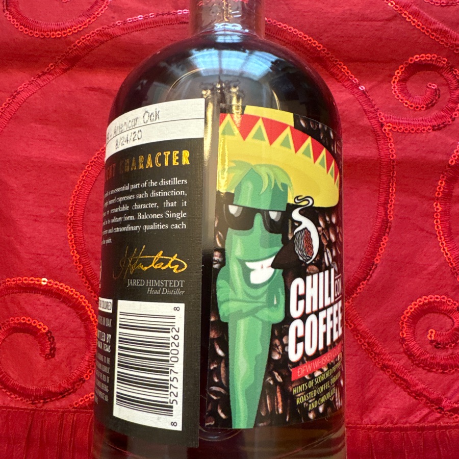Balconss Texas Rye Cask Strength Single Barrel 15159 - DFWWC pick - Chili Con Coffee - 8/24/20
