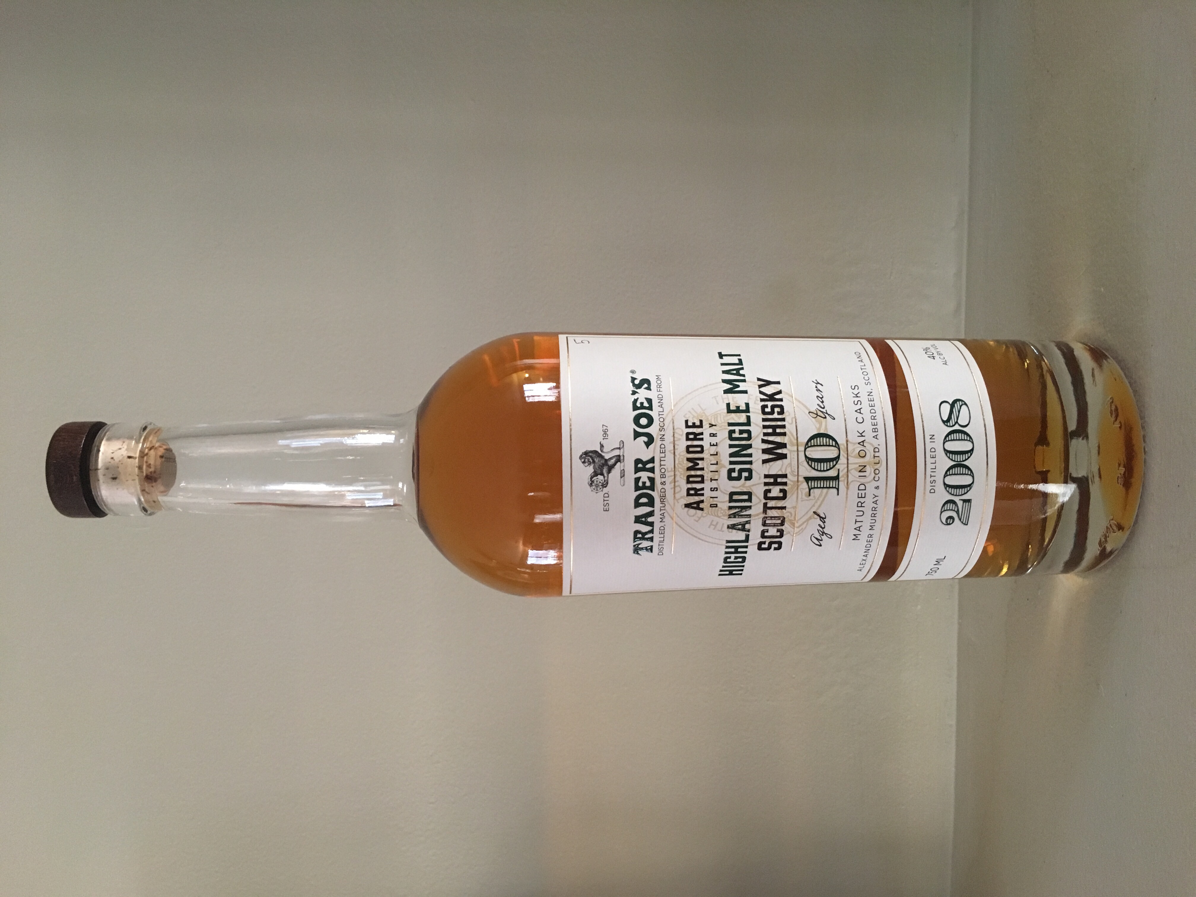 Ardmore 2008 10 Year Highland Single Malt (Trader Joe's)