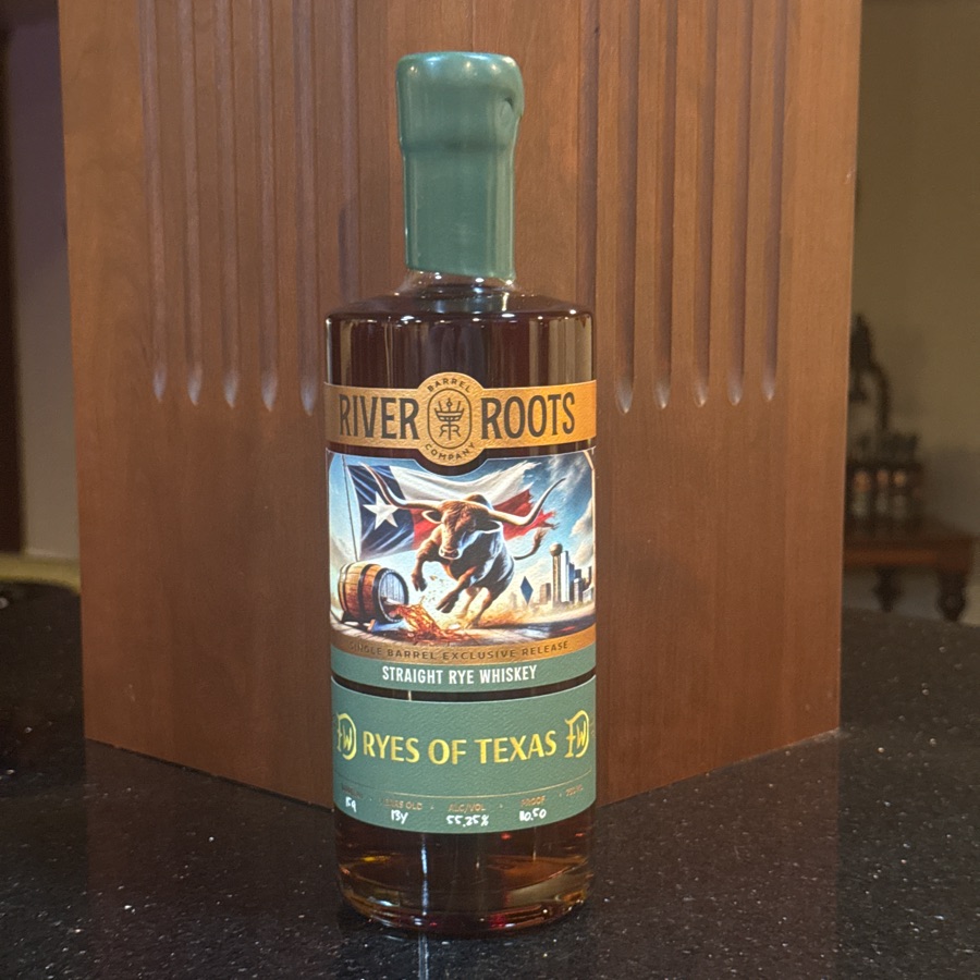 River Roots Straight Rye Whiskey Barrel No. 159 (Ryes of Texas)