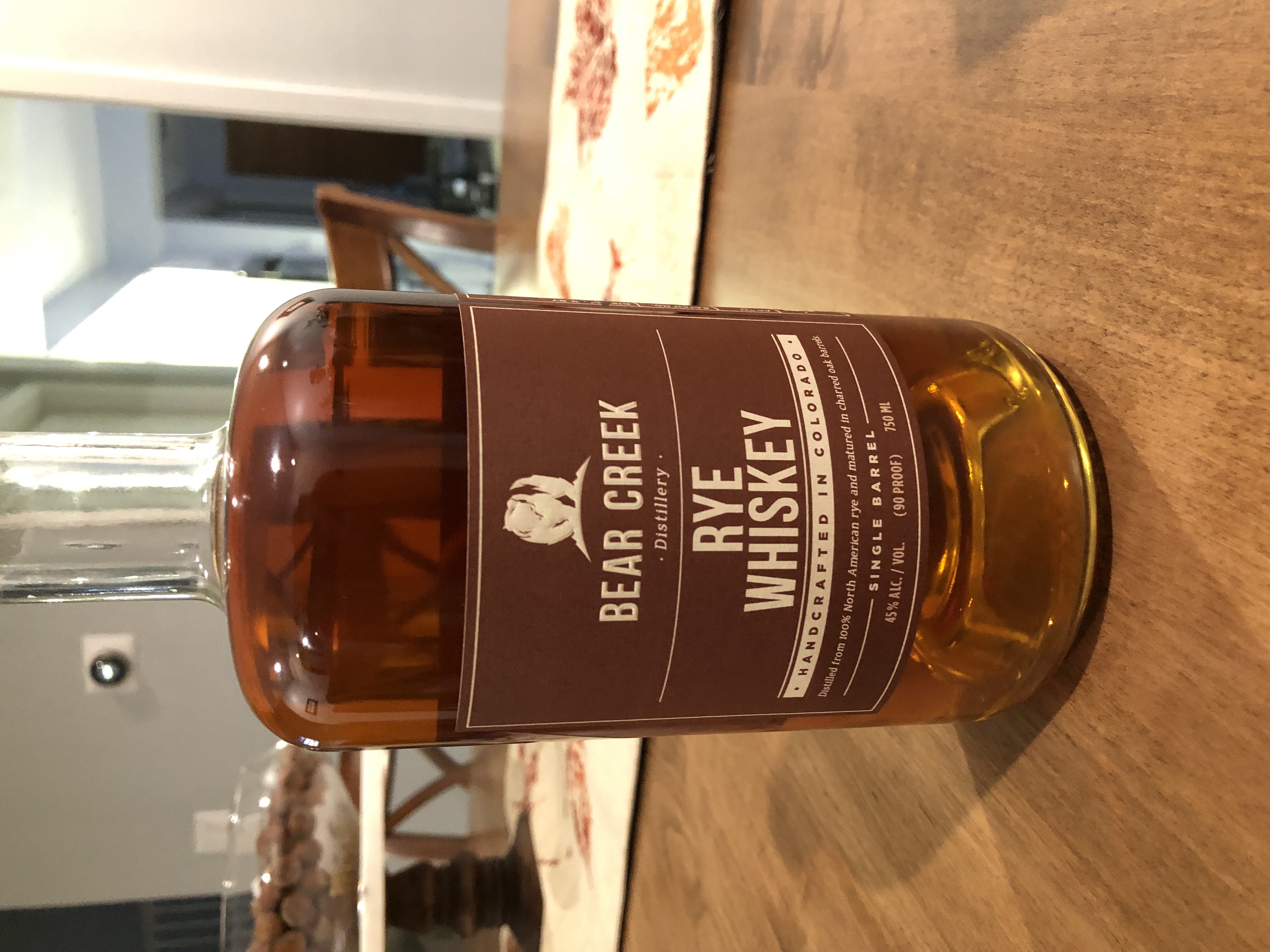 Bear Creek Rye Whiskey