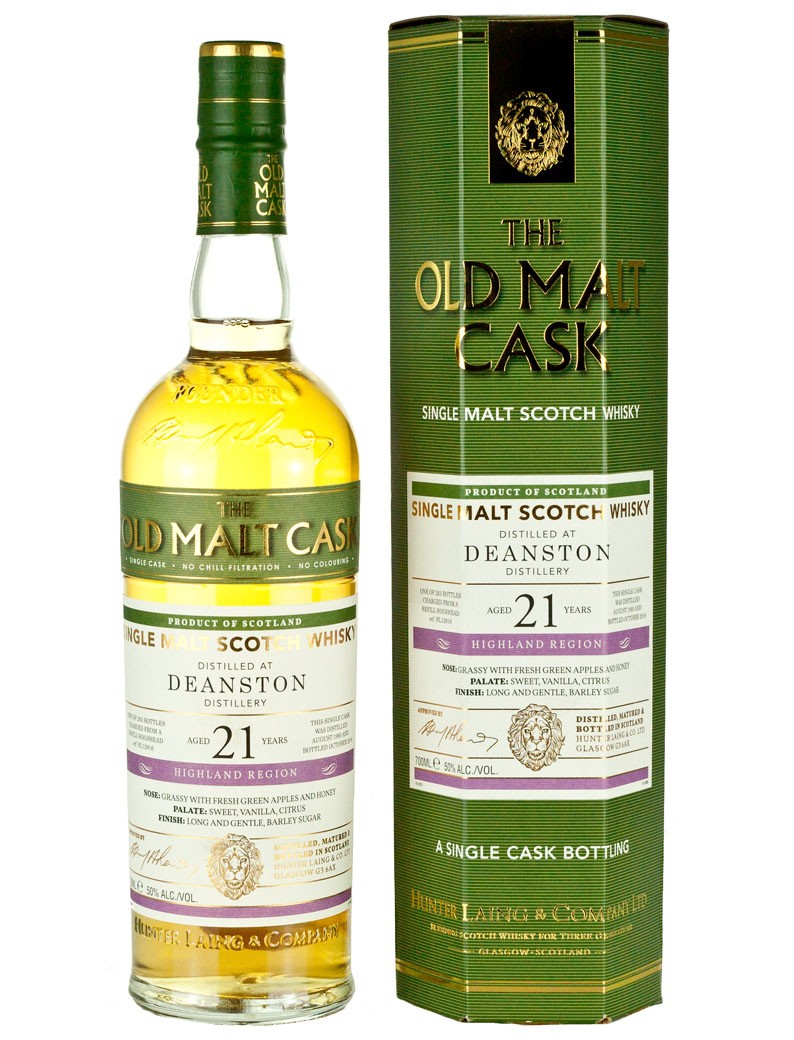 Deanston 1995 21 Year Old Malt Cask (Hunter Laing)