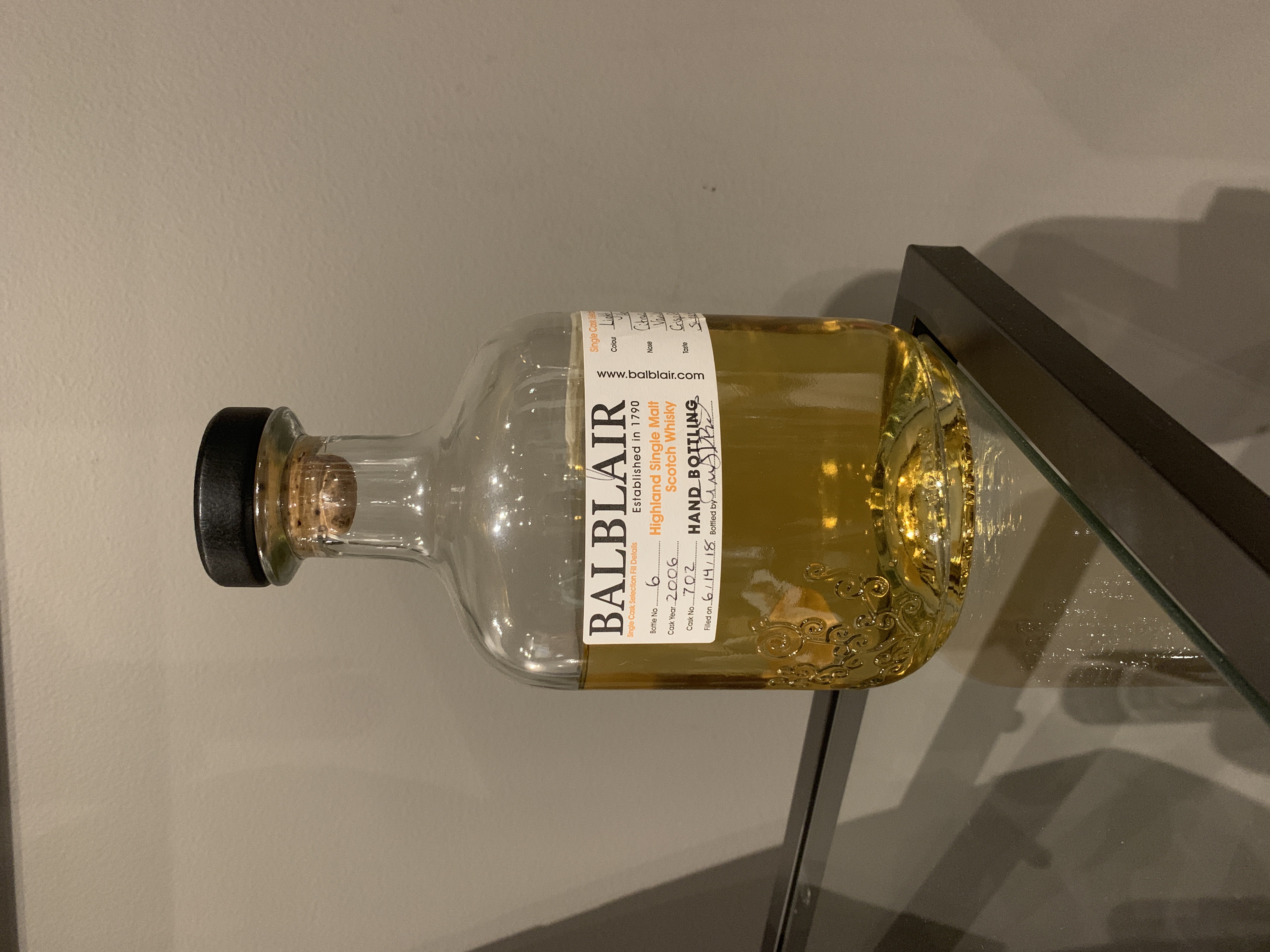 Balblair Hand Bottling Cask 702