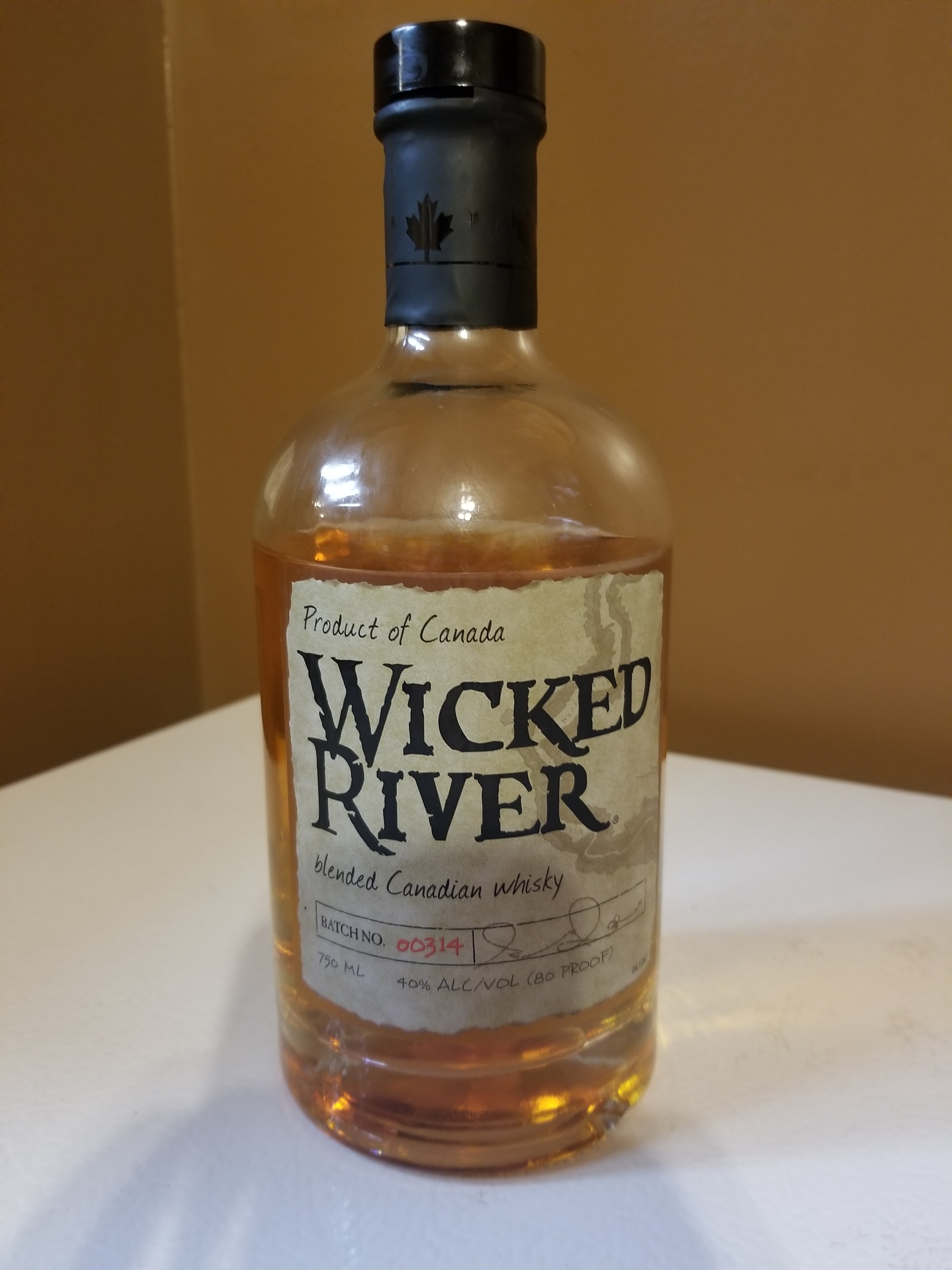 Wicked River blended Canadian whisky