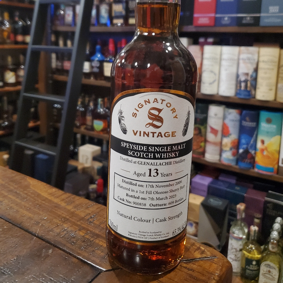 Signatory Cask Strength Glenallachie Sherry Cask 13yr