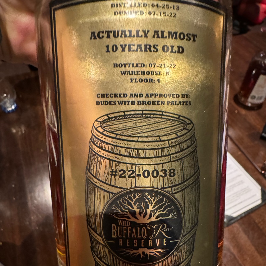 Russell's Reserve Private Barrel Selection 22-0038 (Wild Buffalo Rare Reserve)