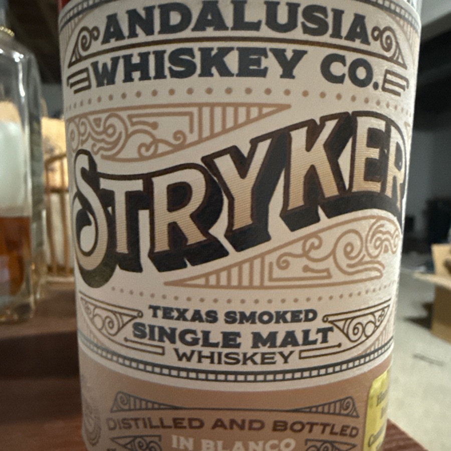 Andalusia Stryker Texas Smoked Single Malt (Canterbury Liquors)