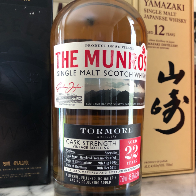1995 Tormore 22 Year "Munros"