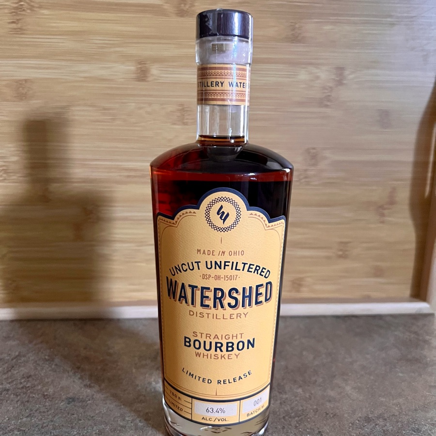 Watershed Distillery Uncut Unfiltered Bourbon