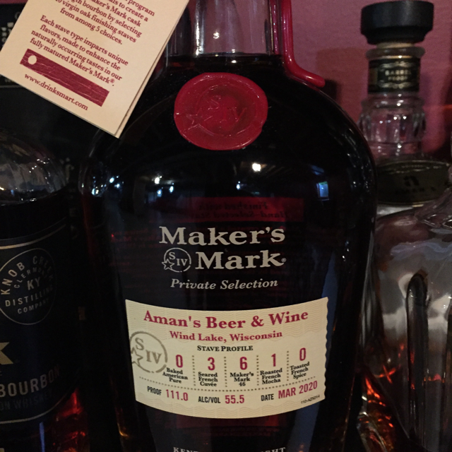 Maker's Mark Private Select (Aman's) Cask Strength
