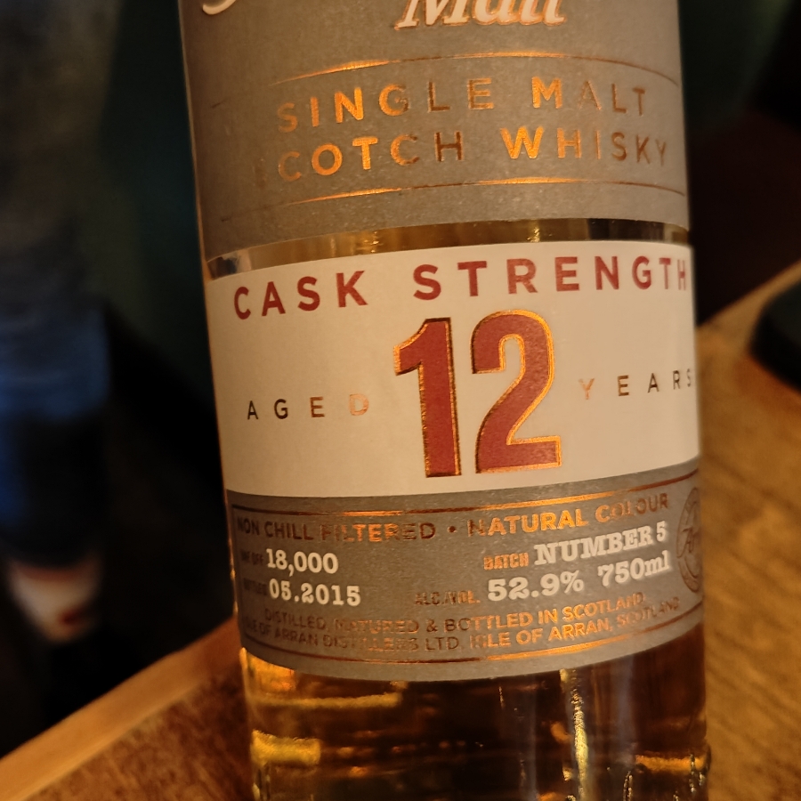 The Arran 12 Cask Strength, Batch 5