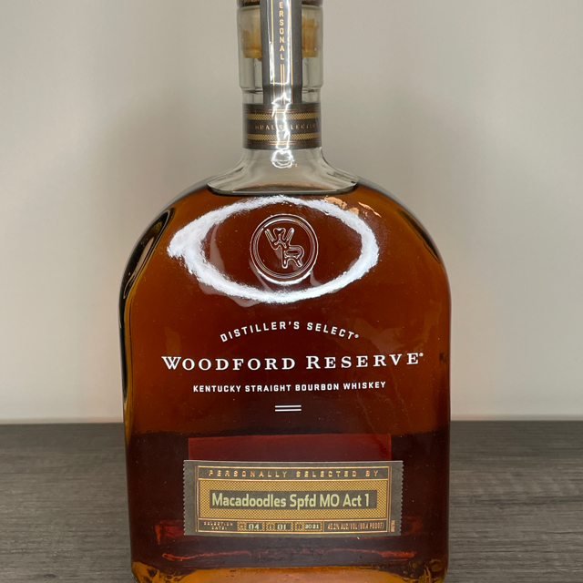 Woodford Reserve - Personal Selection (Macadoodles Spfd MO Act 1, 4/1/2021)