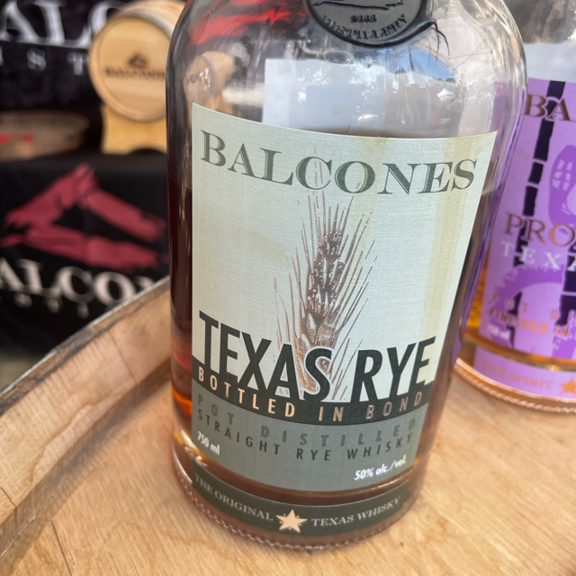 Balcones Texas Rye Bottled in Bond