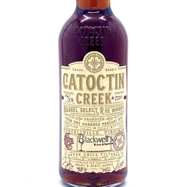 Catoctin Creek Barrel Select Rye Whisky, Madeira Finish