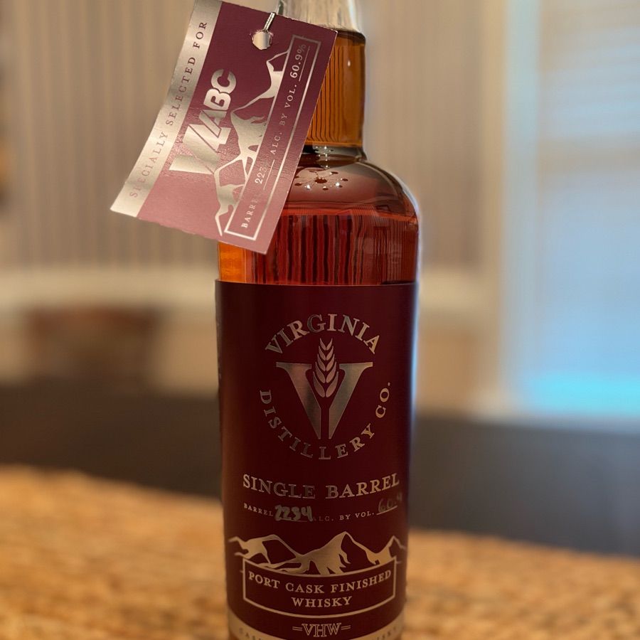 Virginia Distillery Co. Single Barrel Port Cask Finished