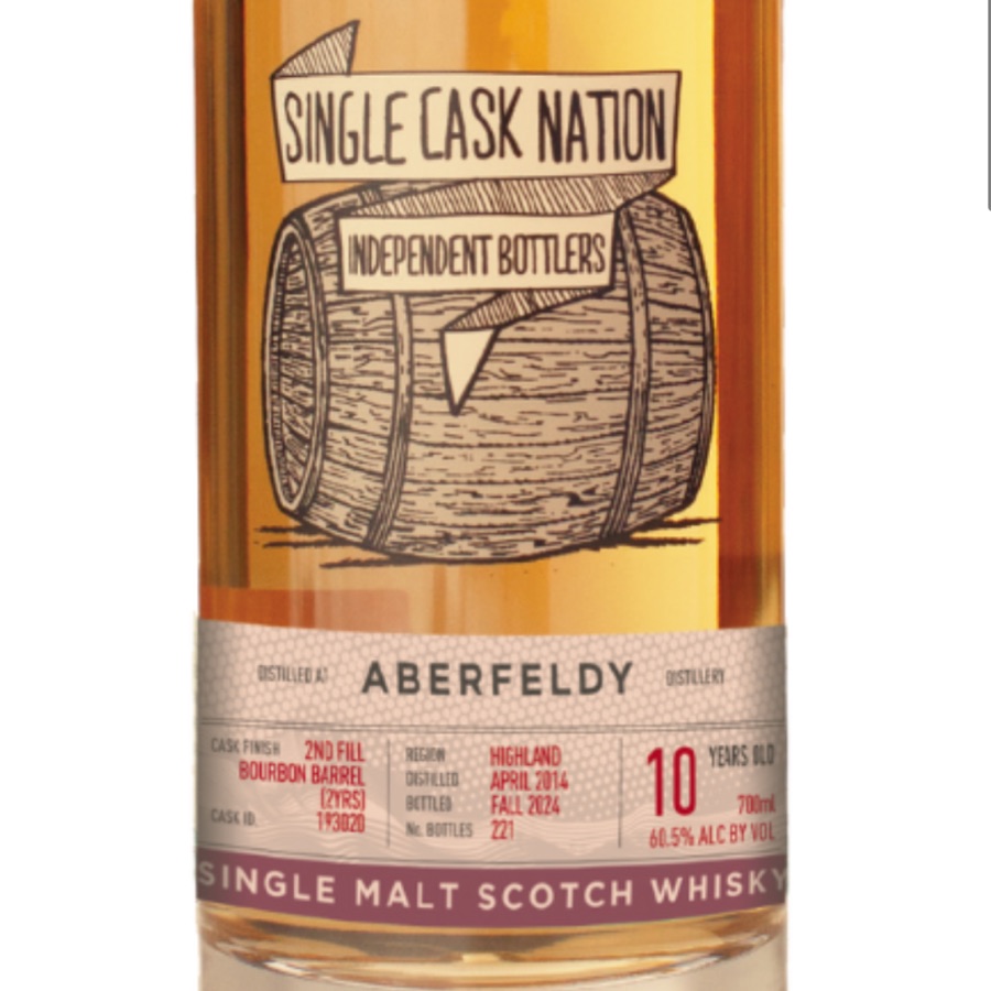 Aberfeldy 2014 10 Year (Single Cask Nation)