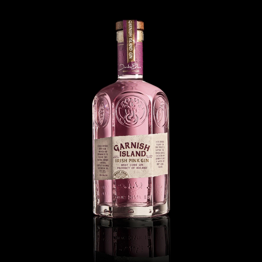 Garnish Island Irish Pink Gin