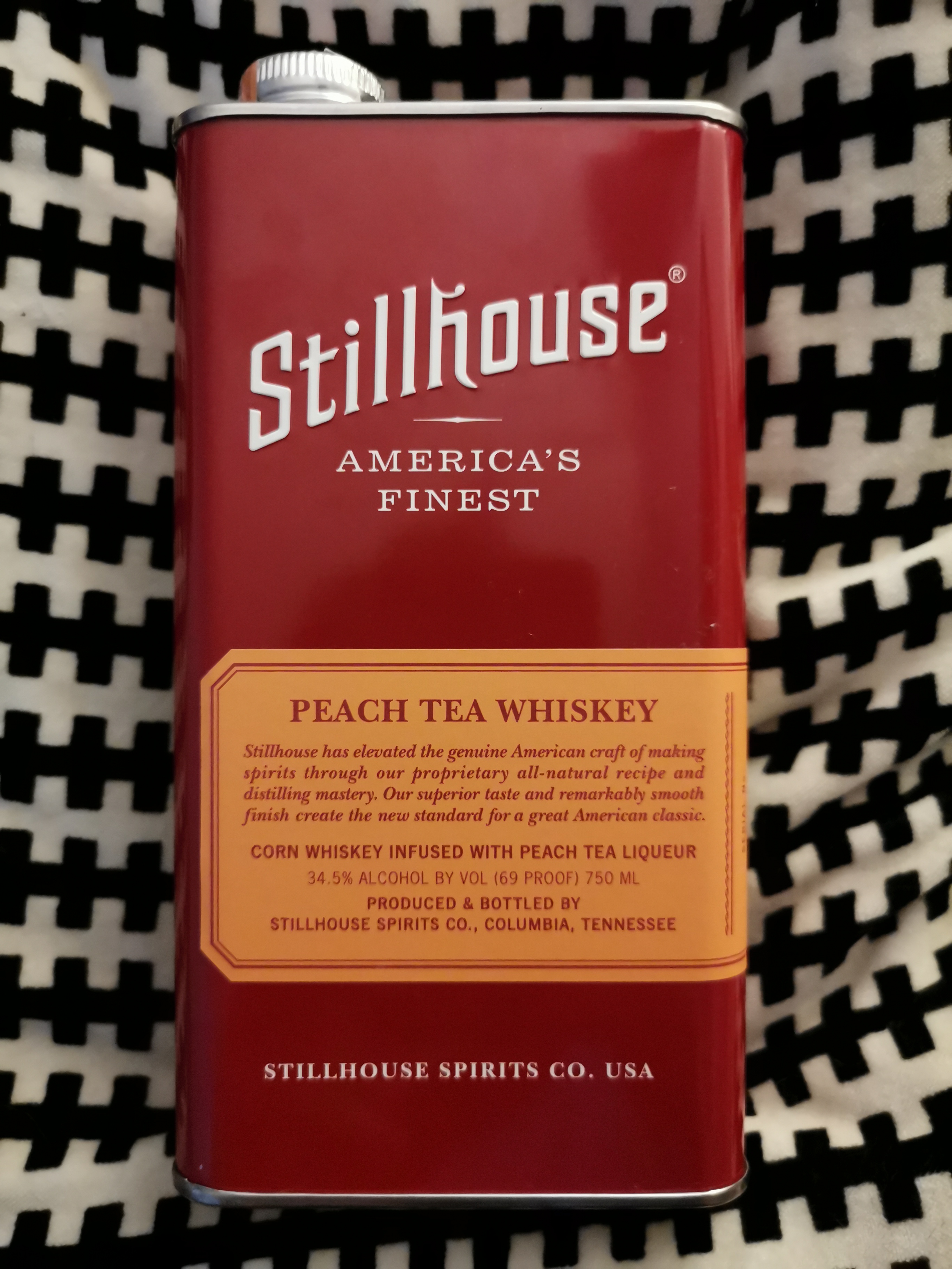 Stillhouse peach tea whiskey