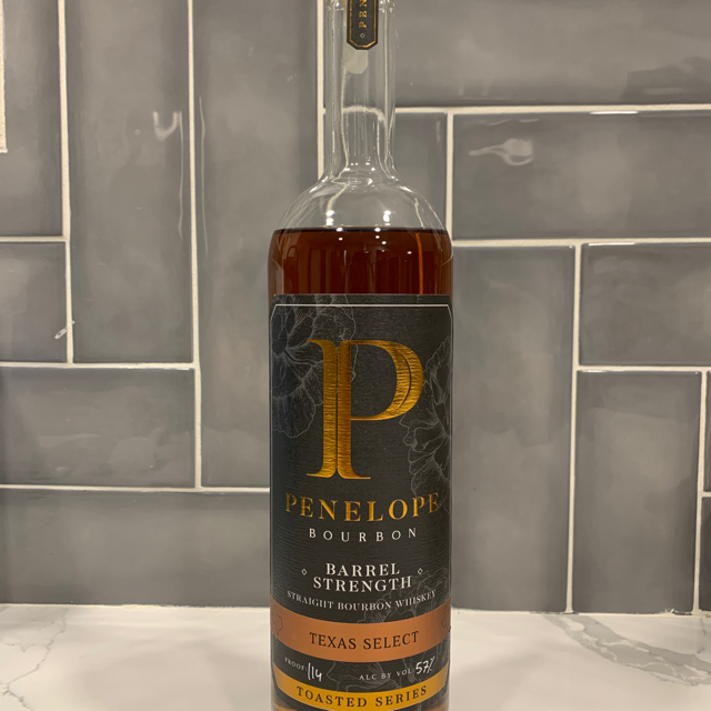 Penelope Toasted Barrel Strength Bourbon (Texas Select)