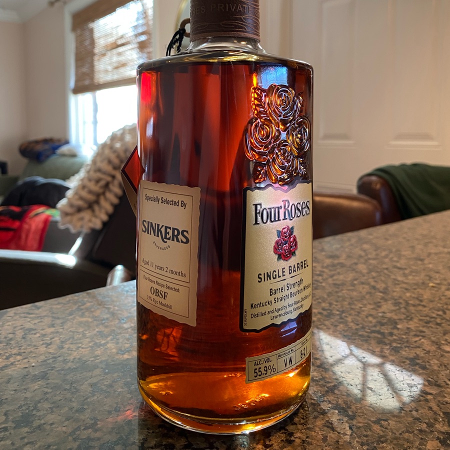 Four Roses Single Barrel Barrel Strength (Sinkers OBSF)